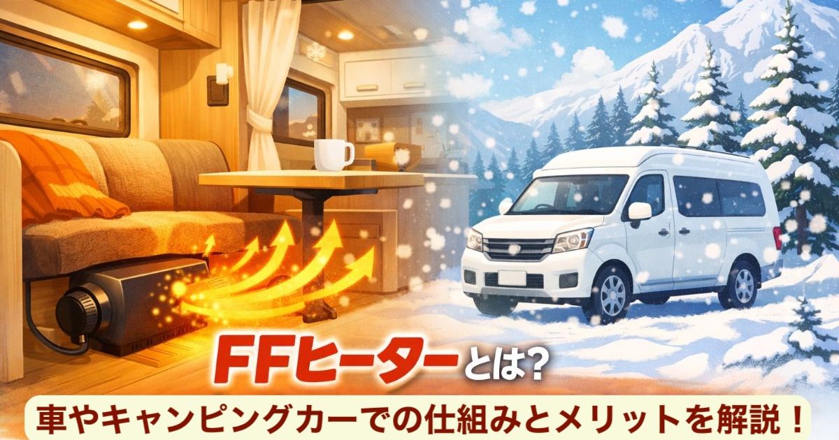 FFヒーターとは？車やキャンピングカーでの仕組みとメリットを解説